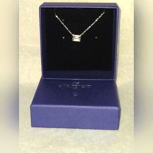 Swarovski Rhodium-Plated Crystal Pendant Necklace - Silver Tone